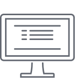 Ein Schwarz-Weiß-Bild eines Computerbildschirms